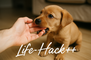 子犬の甘噛みを少なくする方法