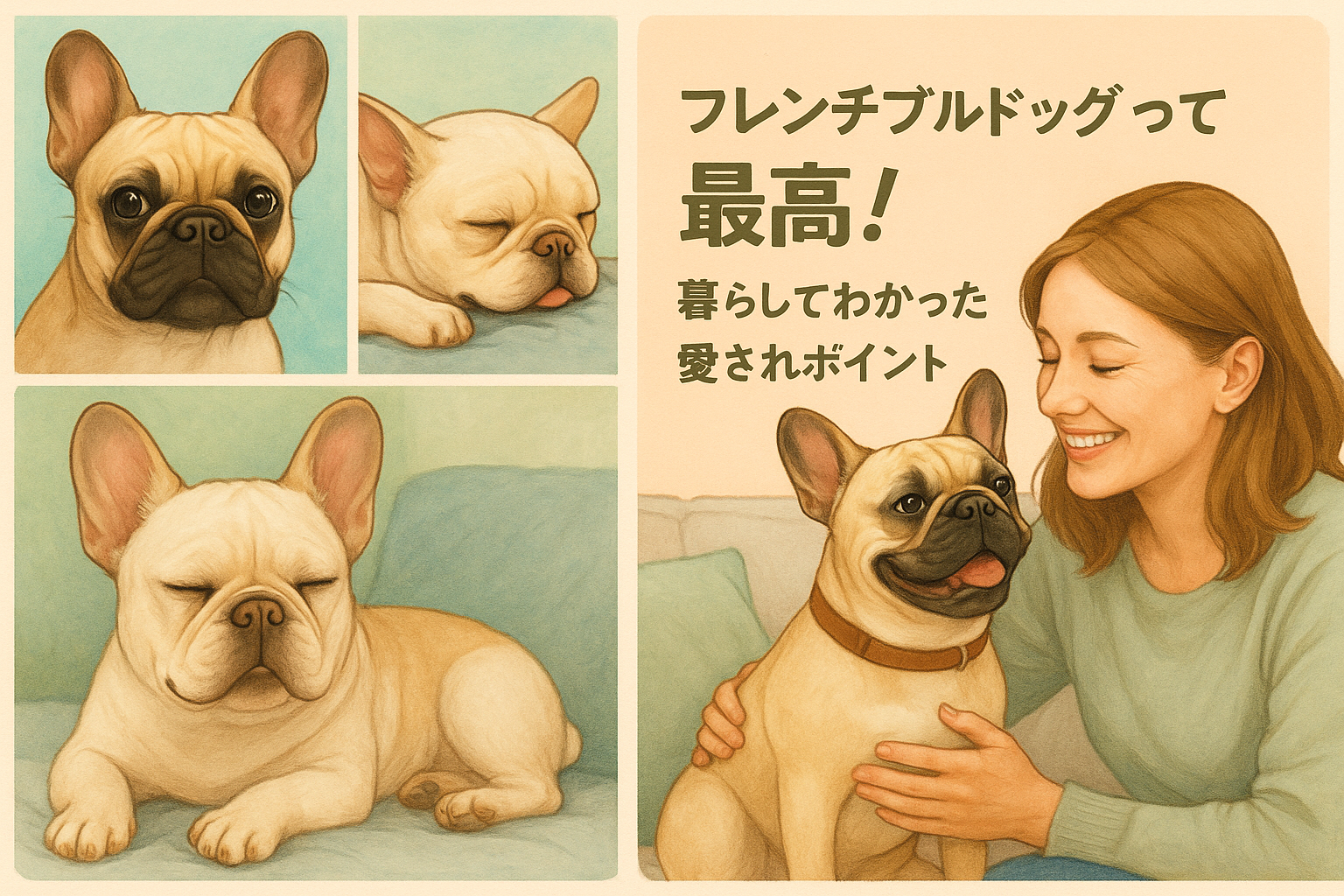 いびきも寝相もクセ強すぎ!それでもフレブルが最高な理由