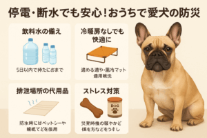 🏠 停電・断水でも安心！おうちでできる愛犬の防災対策完全ガイド