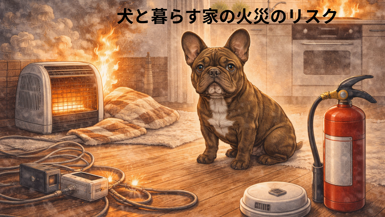 犬と暮らす家の火災リスク